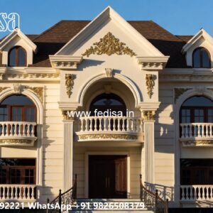 Luxury Classic Home Interior Ideas L Shaped House Design No-8291