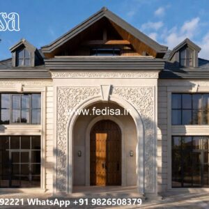 Classic Villa Design 3 Bedroom Flat Plan Drawing No-8297