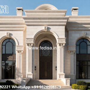 Classic Villa Exterior Home Building Plans No-8305