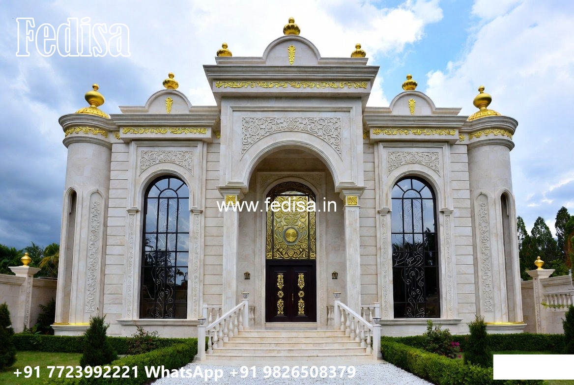 Symmetrical Villa Architecture Open Concept Homes No-8311