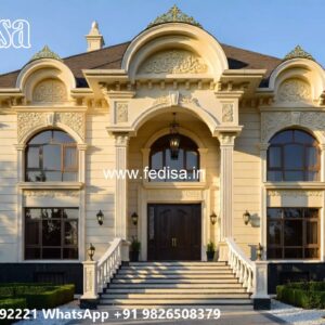 Marble Flooring Villa Design 3 Bedroom Flat Plan View No-8319