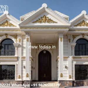 Classic Villa Front Elevation Design 2d Room Planner No-8334