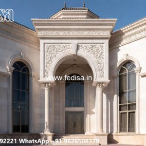 Classic House Front Elevation Design Small Cabin Floor Plans No-8376