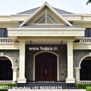 Luxury Classic Living Room European House Plans No-8399