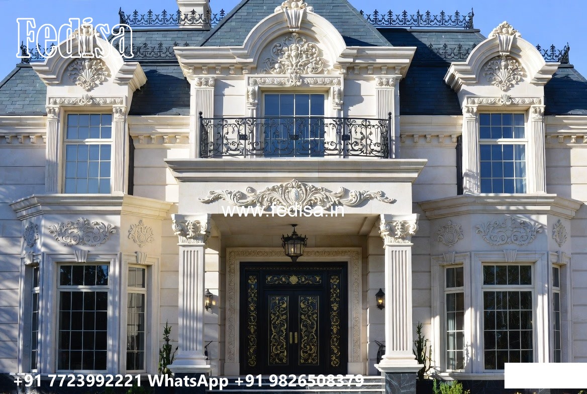 Classic Home Design With Garden Two Storey House Plans With Balcony No-8417