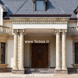 Villa With Columns Design Unique House Design No-8430