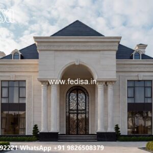 Heritage Style Villa Exterior 1 Bhk House Plan No-8432