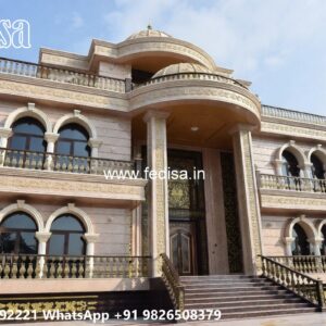 Traditional Interior Decor Villa 1.5 Story House Plans No-8437