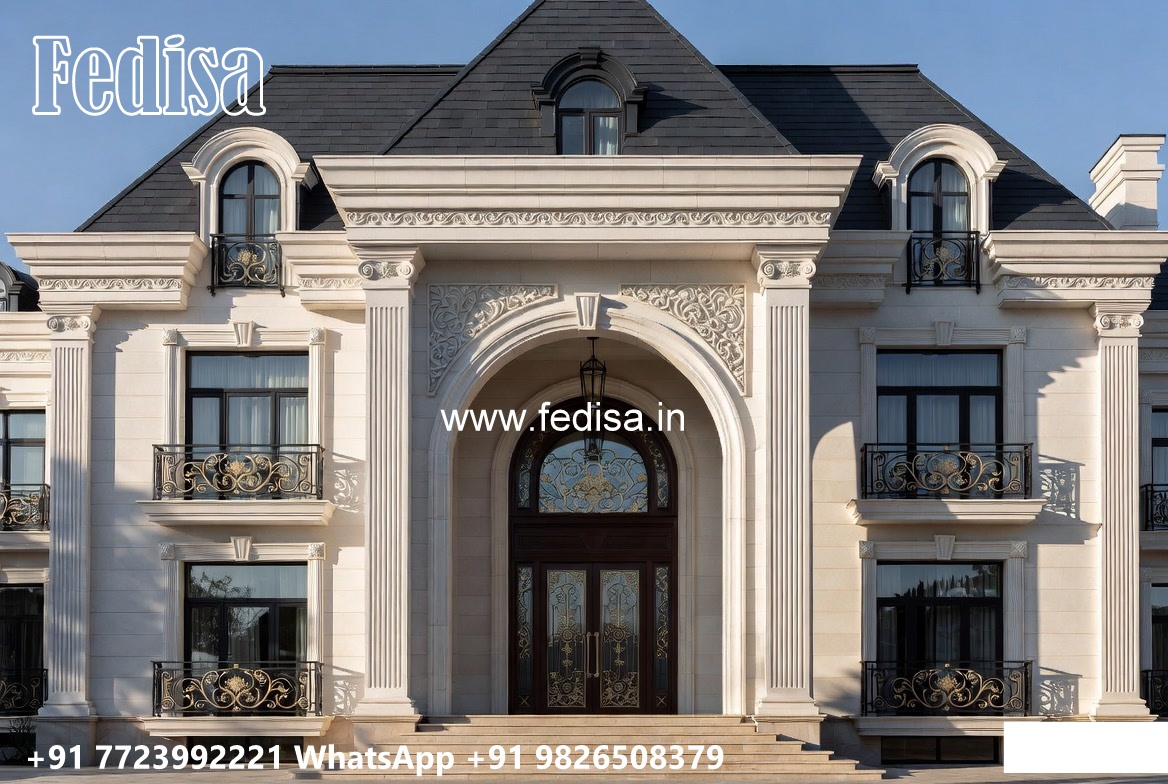 Royal Bedroom Design Villa Double Storey House Designs No-8438