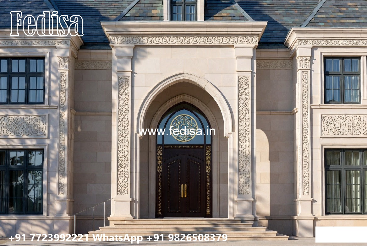 Marble Flooring Villa Design 1000 Sq Ft House Design No-8441