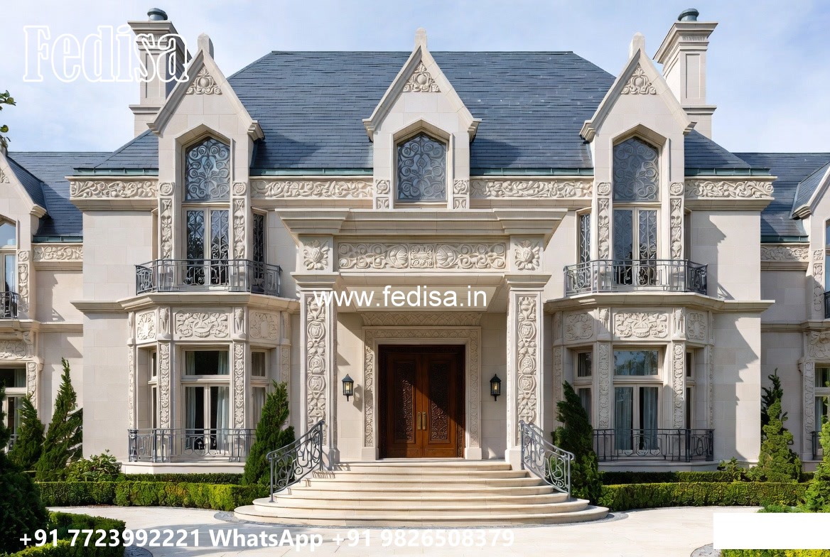 Classic Villa Garden Design Home Plan 3d No-8443