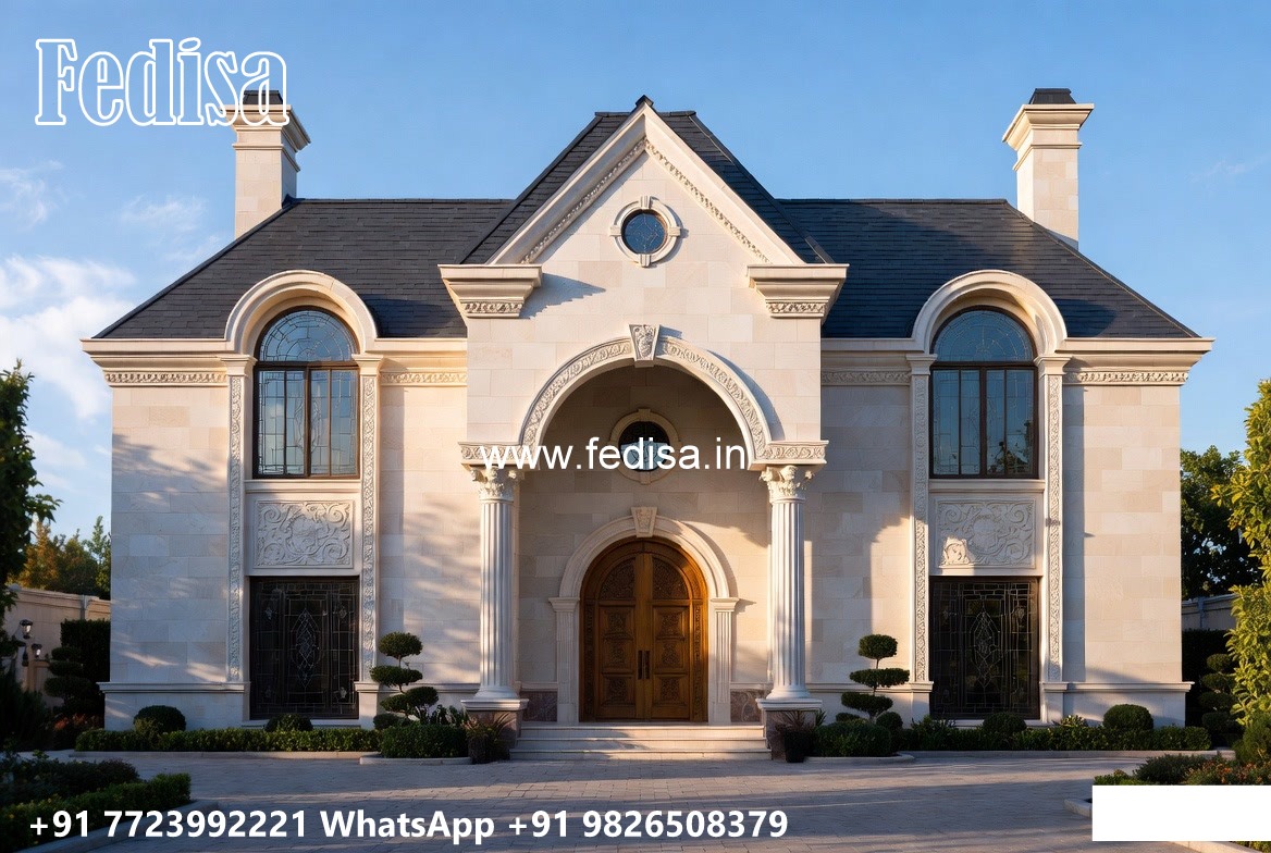 Budget Classic Villa Design Tips Row House Plan No-8455