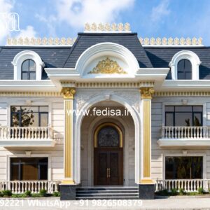 Classic Villa Front Elevation Design Modern Home Floor Plans No-8456
