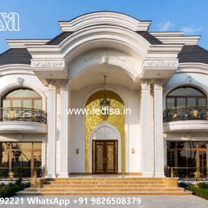 Stone Finish Home Exterior 4 Cent House Plan No-8518
