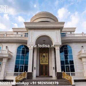 Traditional Villa Architecture 2 Storey Small House Design No-8543
