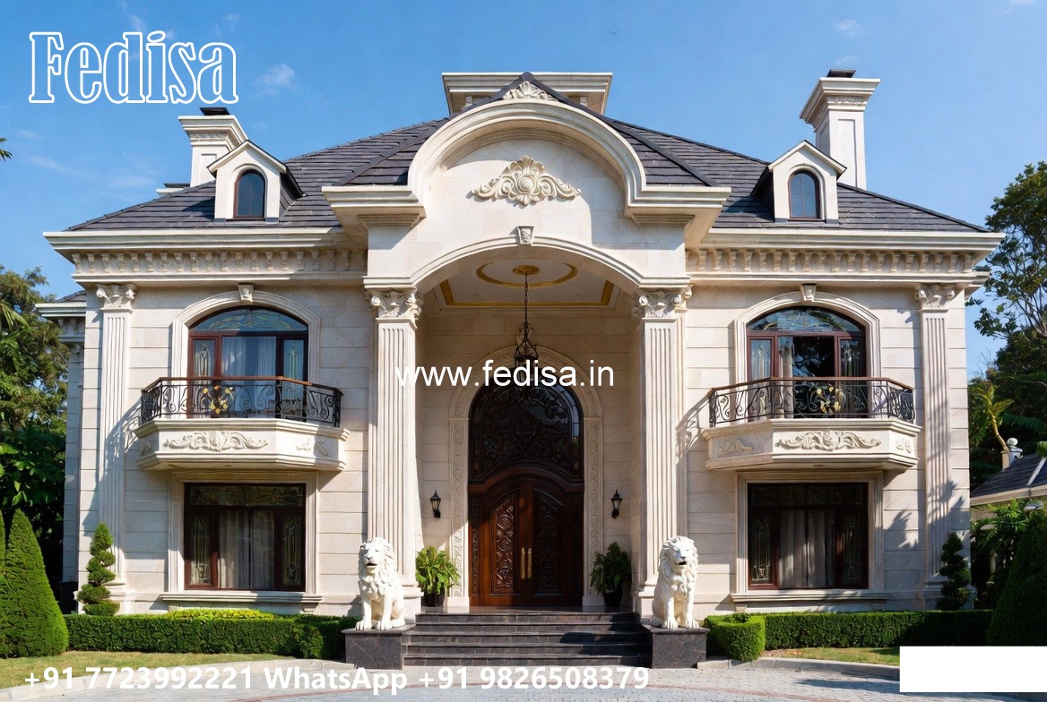 European Style Villa Old Farmhouse Plans No-8544