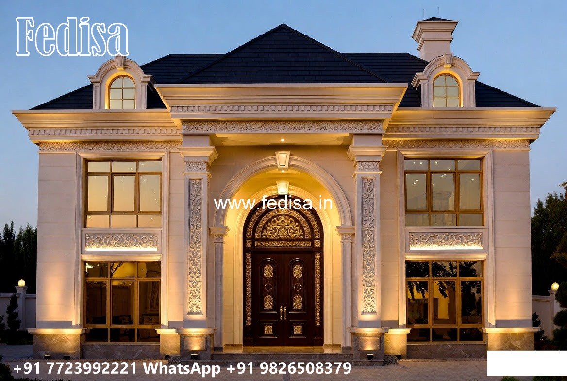 Classic Villa Exterior 2400 Sq Ft House Plans No-8549
