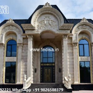 Neoclassical Villa Facade 2 Storey Modern House No-8550