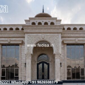 Luxury Front Elevation Villa Simple 5 Bedroom House Plans No-8553