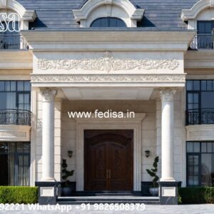 Symmetrical Villa Architecture 3d House Plans Indian Style No-8555