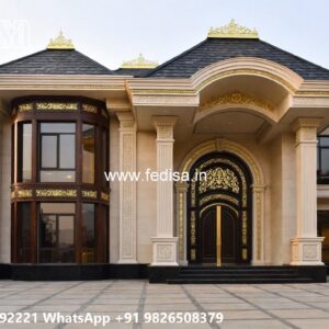 Stone Finish Villa Design North Facing House Plans With Photos No-8556