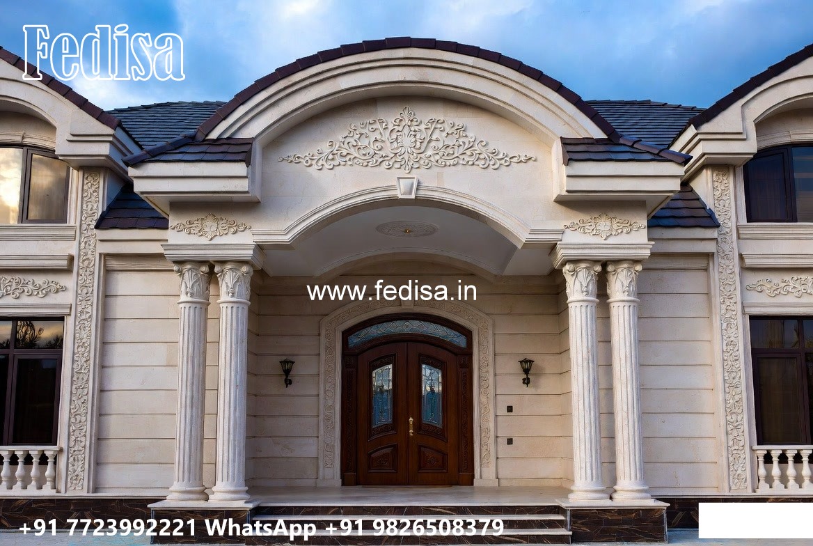 Classic Villa Interior 1.5 Story House No-8557