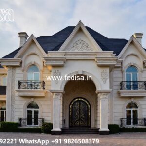 Marble Flooring Villa Design One Room House Designs No-8563
