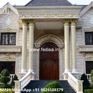 Classic Villa Garden Design 3500 Sq Ft House No-8565