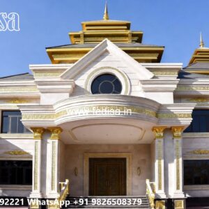 Classic Front Elevation Low Cost House Plans No-8598