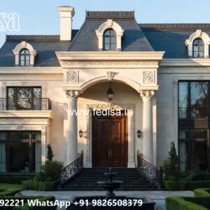 House With Columns Exterior Two Storey Building Design No-8600