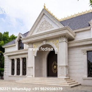 Stone Exterior Classic Home Simple One Story House Plans No-8602