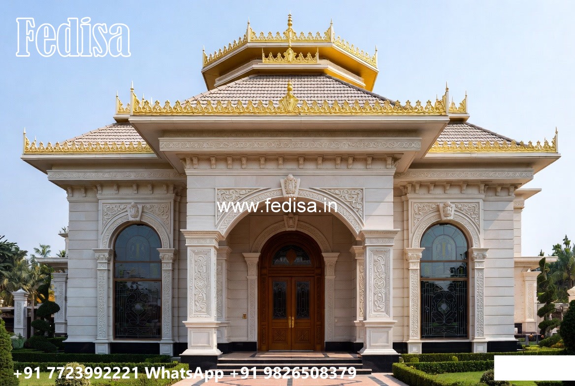 Classic Home Garden Design Small Villa Design No-8649