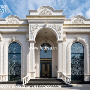 Traditional Landscaping Ideas Triangle House Design No-8650