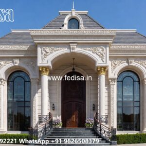 Grand Entrance Villa Design 6 Marla House Design No-8673