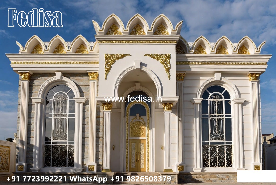 Stone Finish Villa Design South Facing House Plans With Photos No-8678