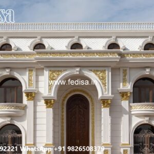 House With Columns Exterior Home Plans With Basement No-8722