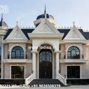 Heritage Home Style Low Budget Duplex House Design No-8754