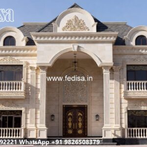 Traditional House Facade Big House Plans No-8756