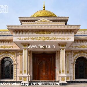 Classic Front Elevation Five Bedroom House Plans No-8758