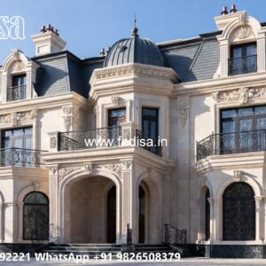 Luxury Classic Villa Corner Lot House Design No-8786