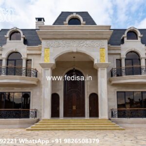 Symmetrical Villa Architecture 24×24 1 Bedroom House Plans No-8799