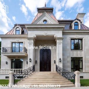 Marble Flooring Villa Design Simple Four Bedroom House Plans No-8807