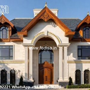 Classic Mediterranean Villa Style Homes Autocad House Design No-8818