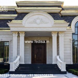 Classic Villa Front Elevation Design Unique Floor Plans No-8822