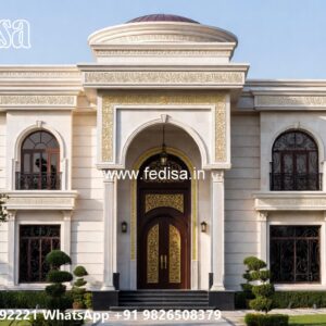 Classic House Exterior Floor Drawing No-8839