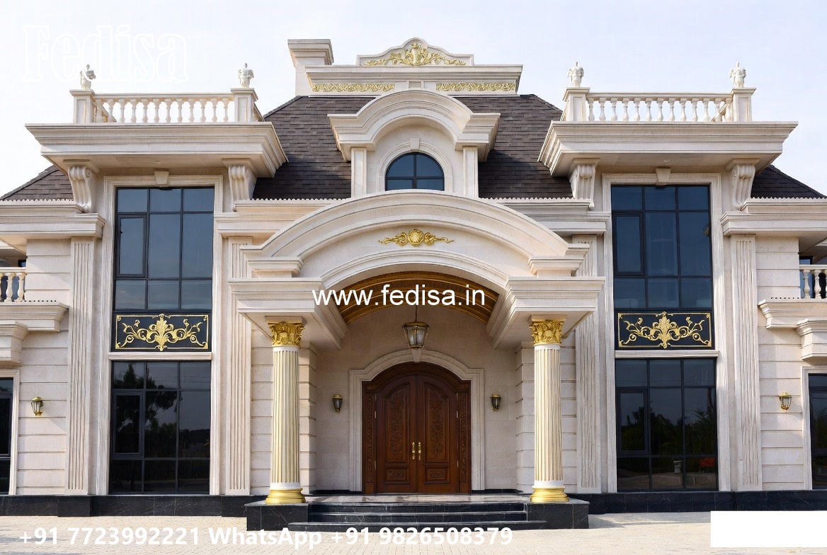 Neoclassical House Design One Story Modern House Plans No-8841