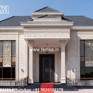 Brick Classic House Design Farmhouse Layout No-8845