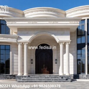 Front Yard Classic Home Modern 2 Storey House Design No-8895