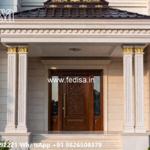 Elegant Classic Home Exterior Ideas Simple House Design With Tin Roof No-8906