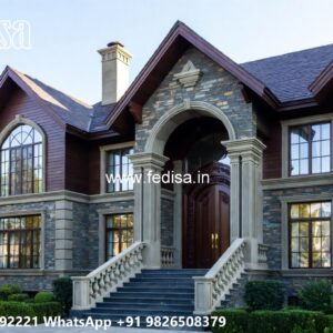 Luxury Classic Villa 5 Bedroom House Plans Indian Style No-8908